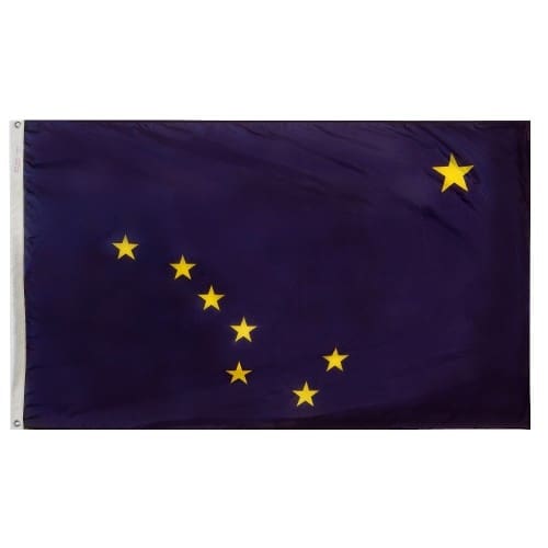Alaska State Flag American Flagpole & Flag Co.