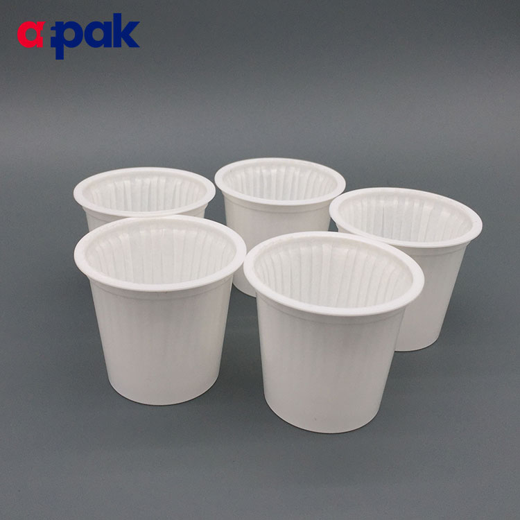 Empty Cups and Lids Supply for Coffee Capsules Products