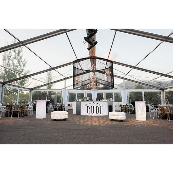 LED Acrylic High Top Table Rentals for Events