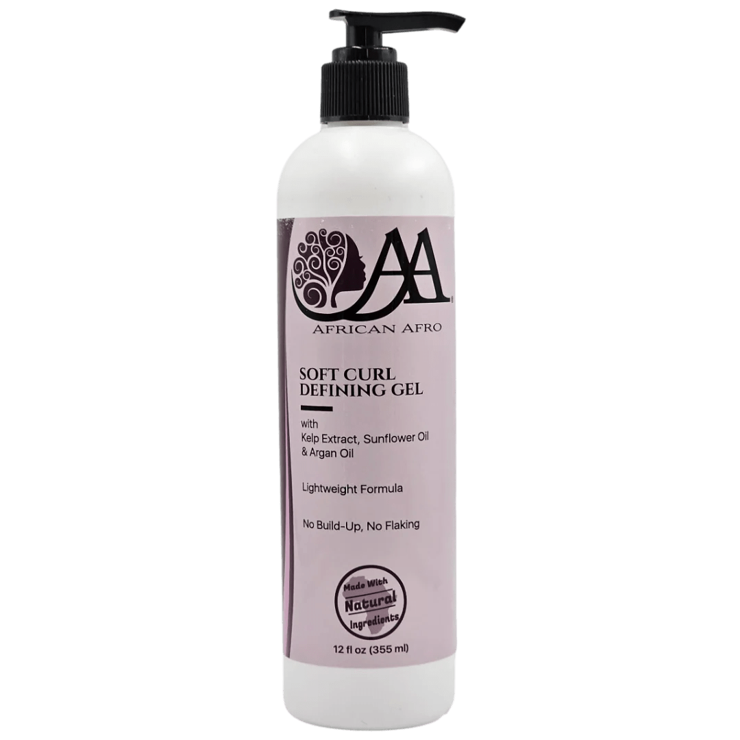 African Afro Soft Curl Defining Gel for Curling Hair Natural Hair Ge