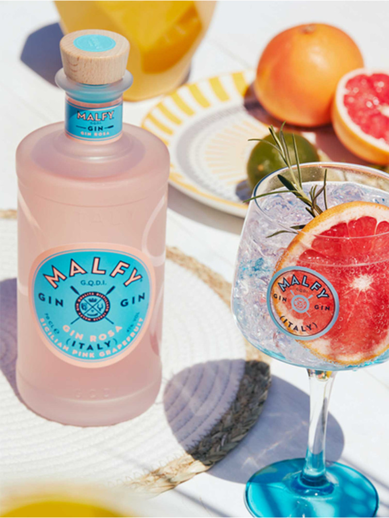 Malfy Gin Rosa Sicilian Pink Grapefruit Flavoured Gin African