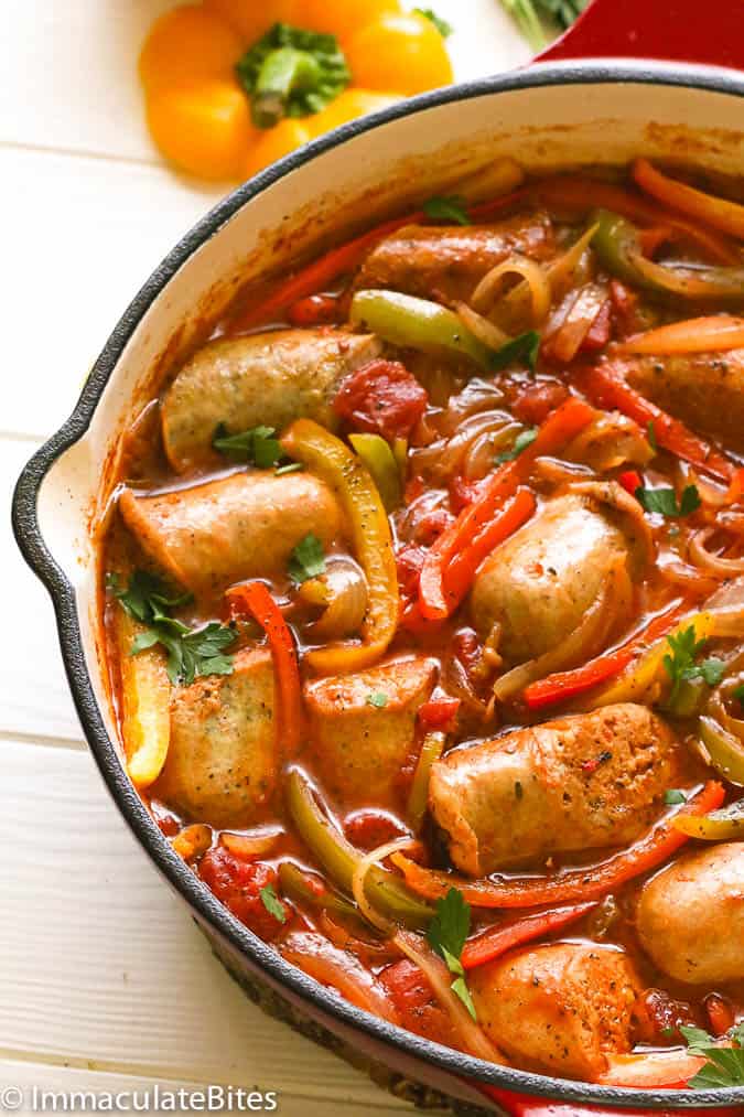 Sausage and Peppers Immaculate Bites
