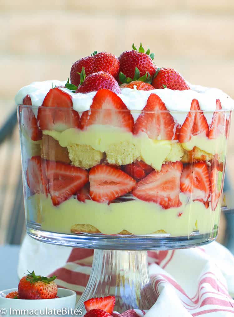 Strawberry Trifle Immaculate Bites