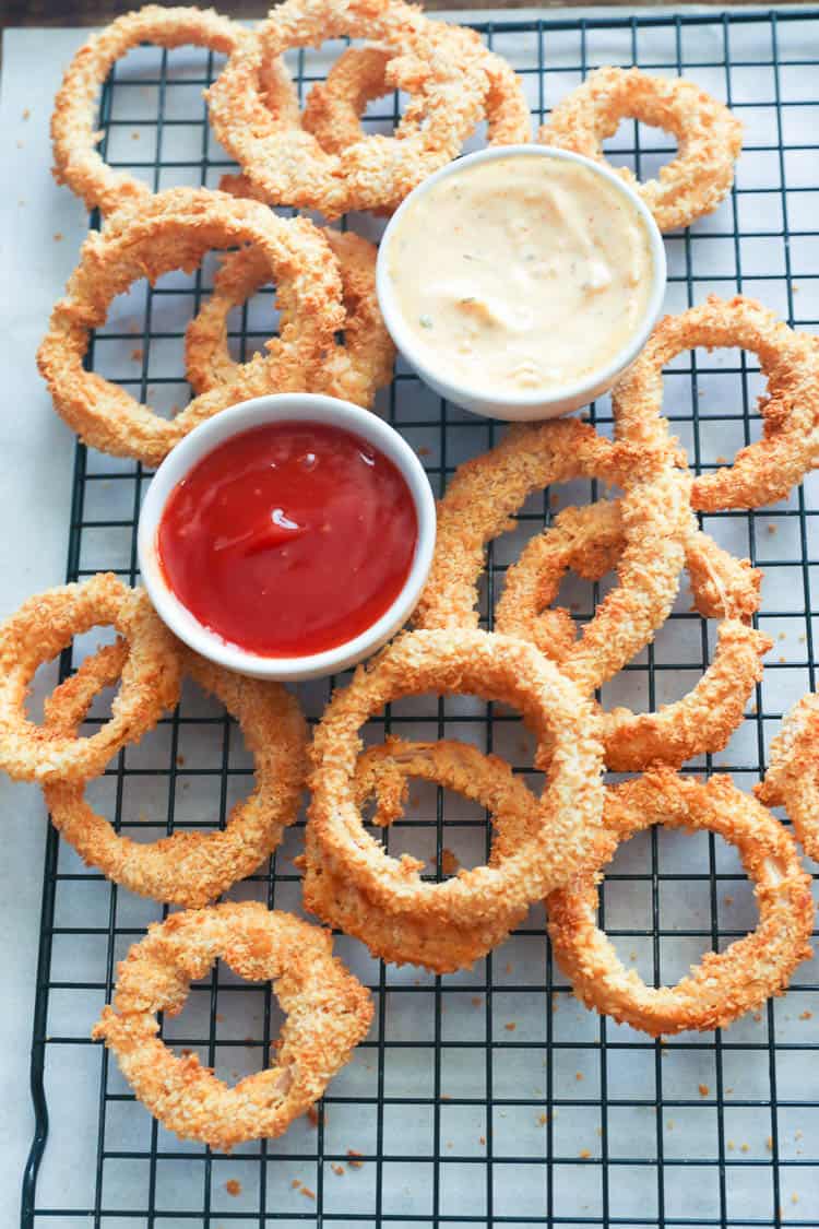 Air Fryer Onion Rings Immaculate Bites Bellejamaica