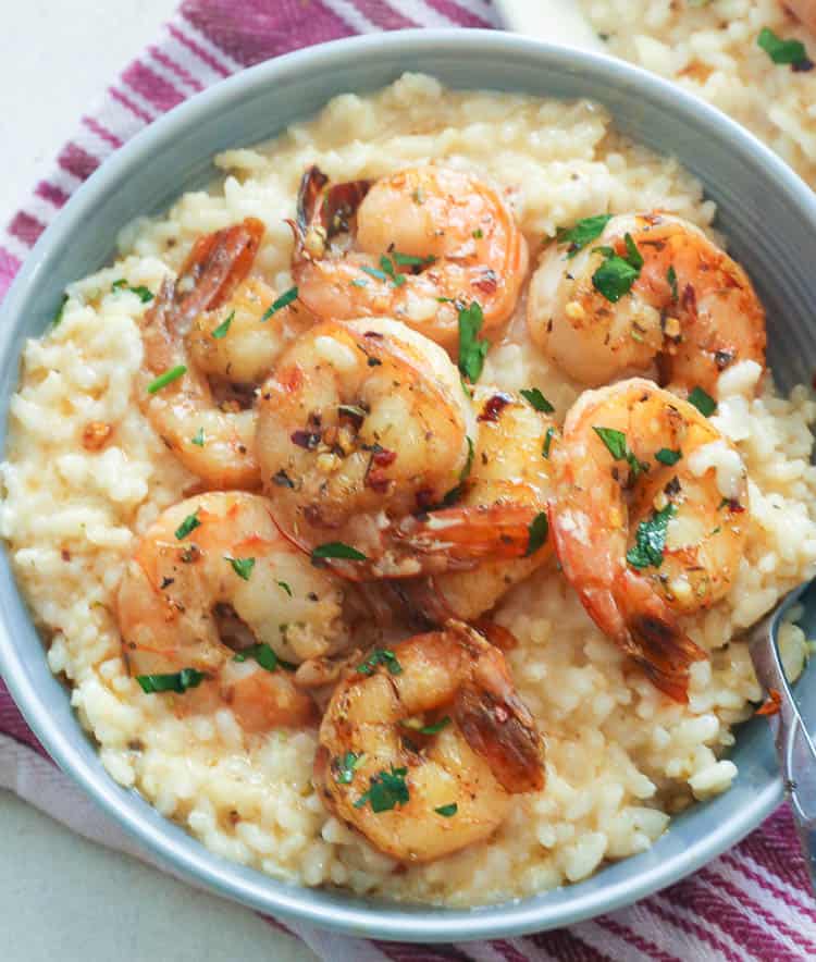 Shrimp Risotto Immaculate Bites