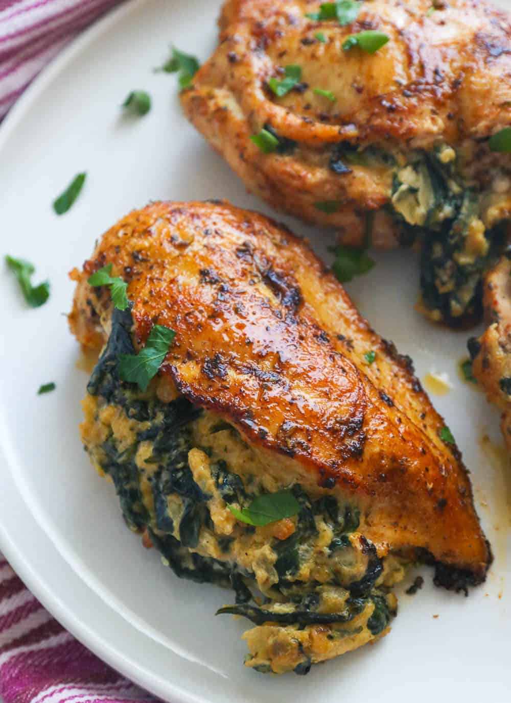 Spinach Stuffed Chicken Breasts (Plus VIDEO) Immaculate Bites