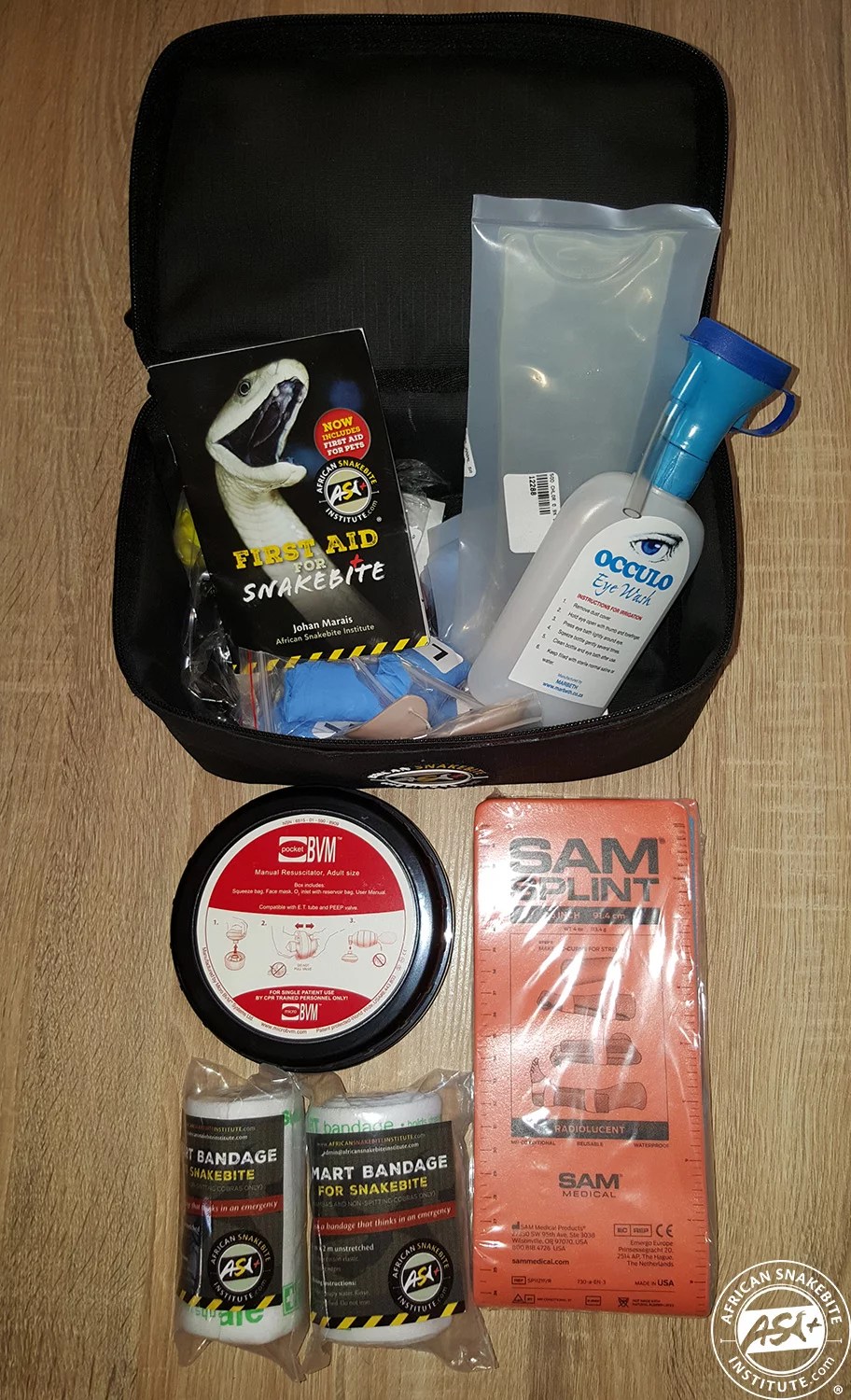 ASI First Aid Kit for Snakebite African Snakebite Institute