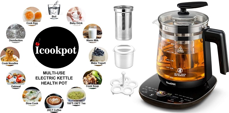 Amazon Lowest Price iCookPot MultiUse Electric Kettle