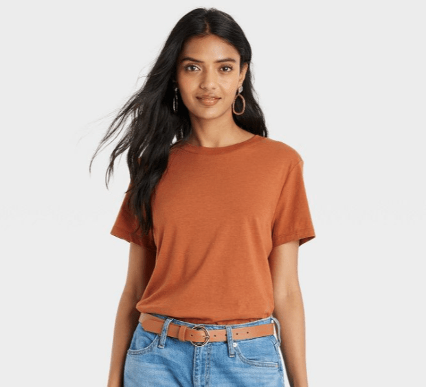 Target Women's Short Sleeve Casual Fit TShirt 3.50 With Coupon