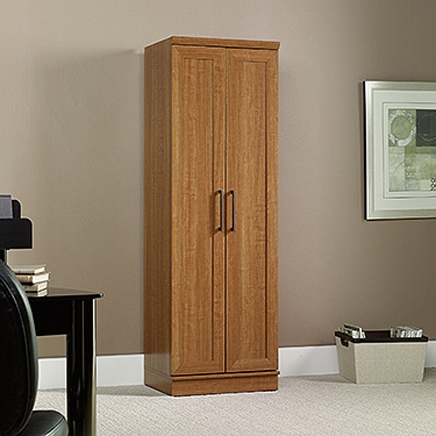 Sauder Homeplus Storage Cabinet W Tilt Out Door Sienna Oak Homeplus Storage Sienna Oak * D 411963 Sauder Woodworking
