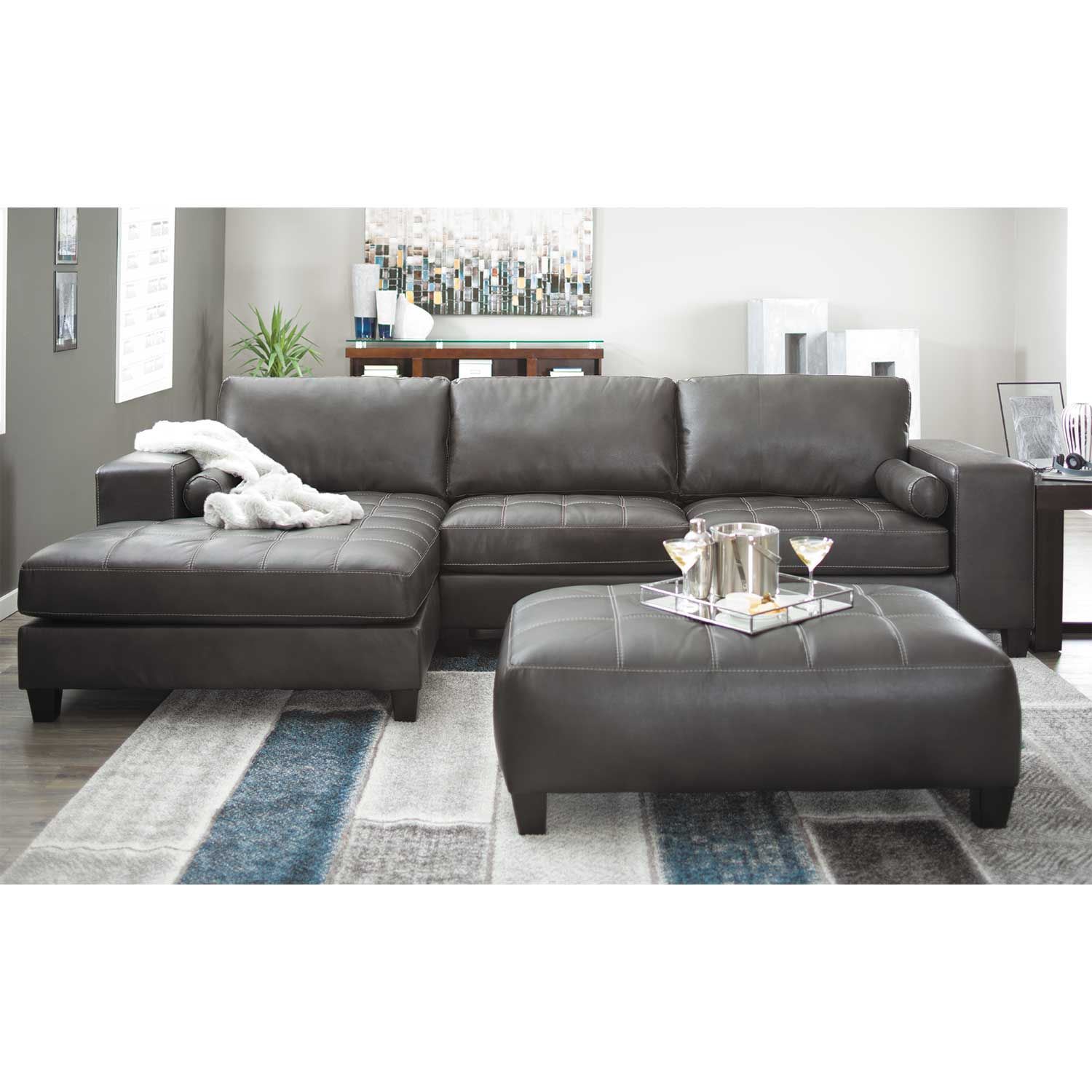 Nokomis 2 Piece Sleeper Sectional with LAF Chaise 8770169/8770117 Ashley Furniture