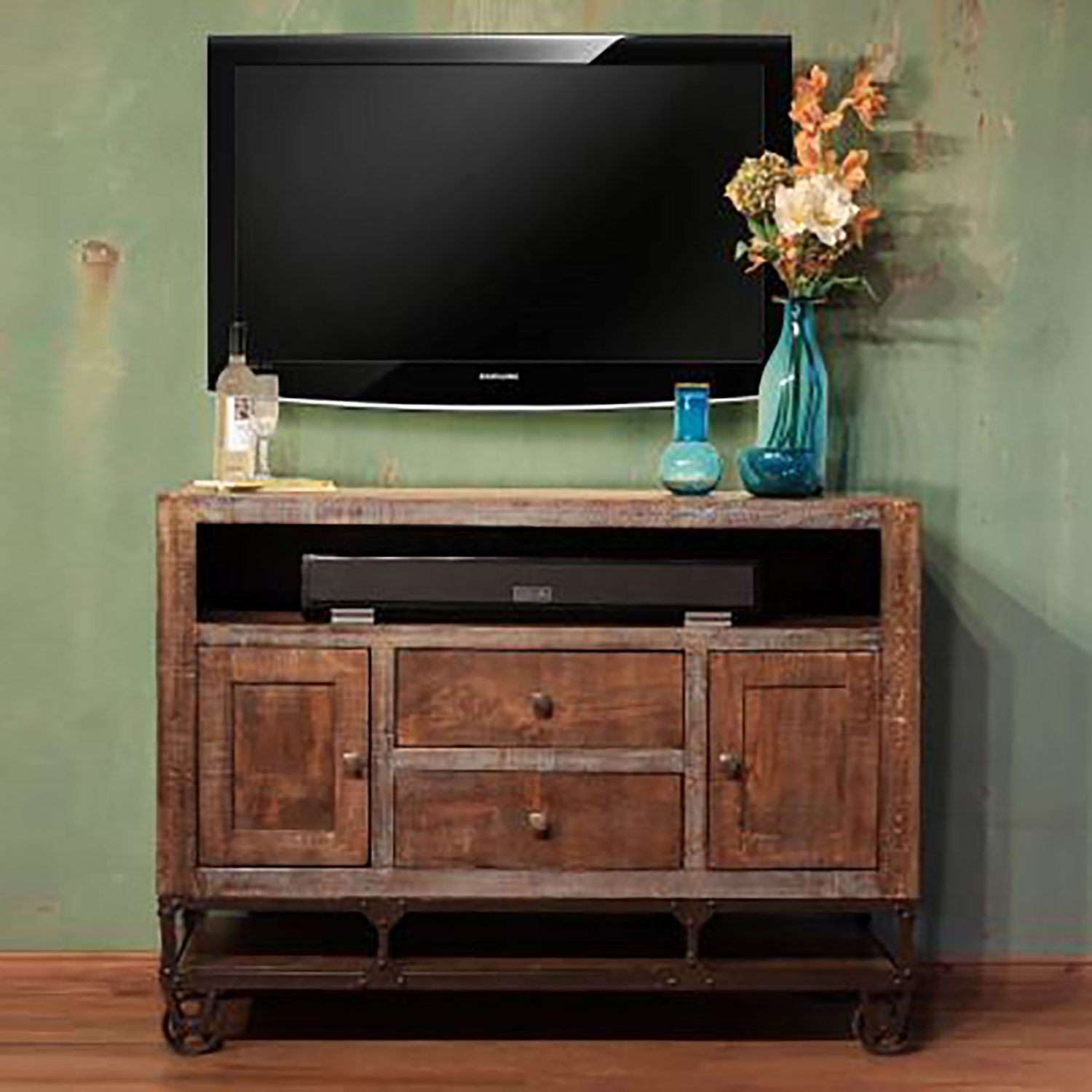 IFD560STAND52 Urban Gold 52Inch TV Stand by Artisan Home