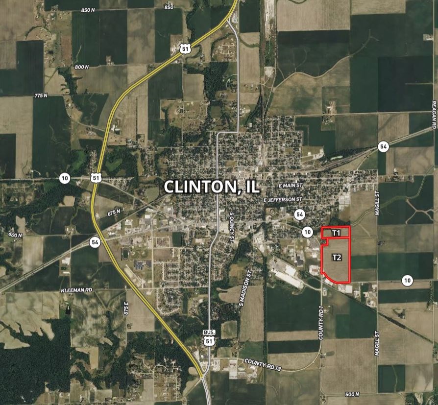 74.4 Acres offered in 2 Tracts, De Witt County IL. Illinois & Indiana Farm Real Estate