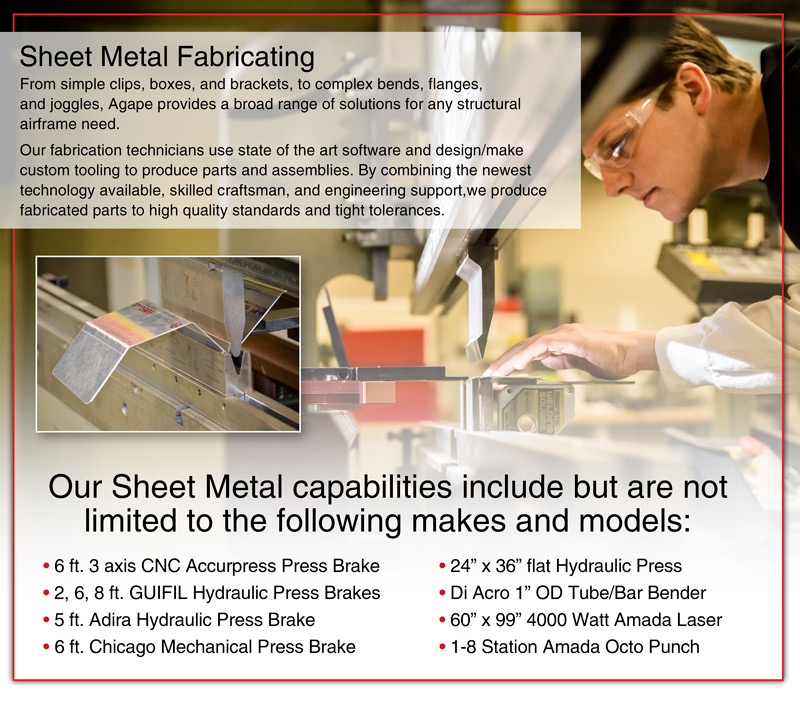 Sheet Metal Fabricating Agape Precision Manufacturing