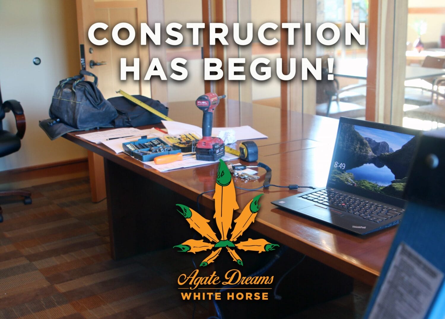 Construction is underway Agate Dreams White Horse Agate Dreams