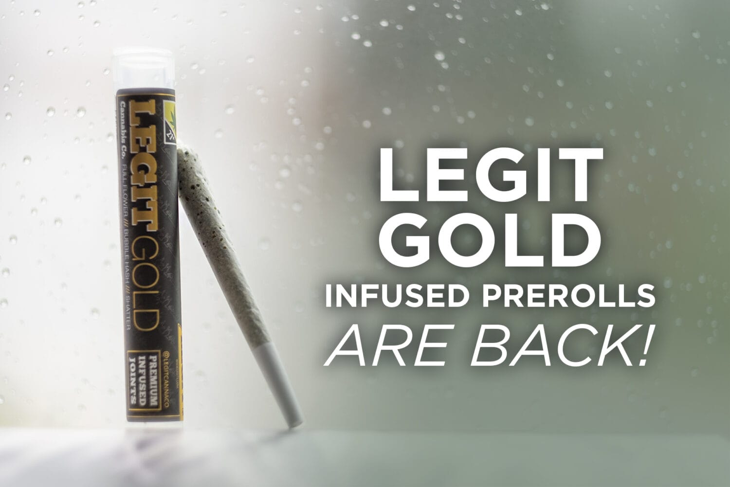 Legit Gold Infused Prerolls are Back! Agate Dreams