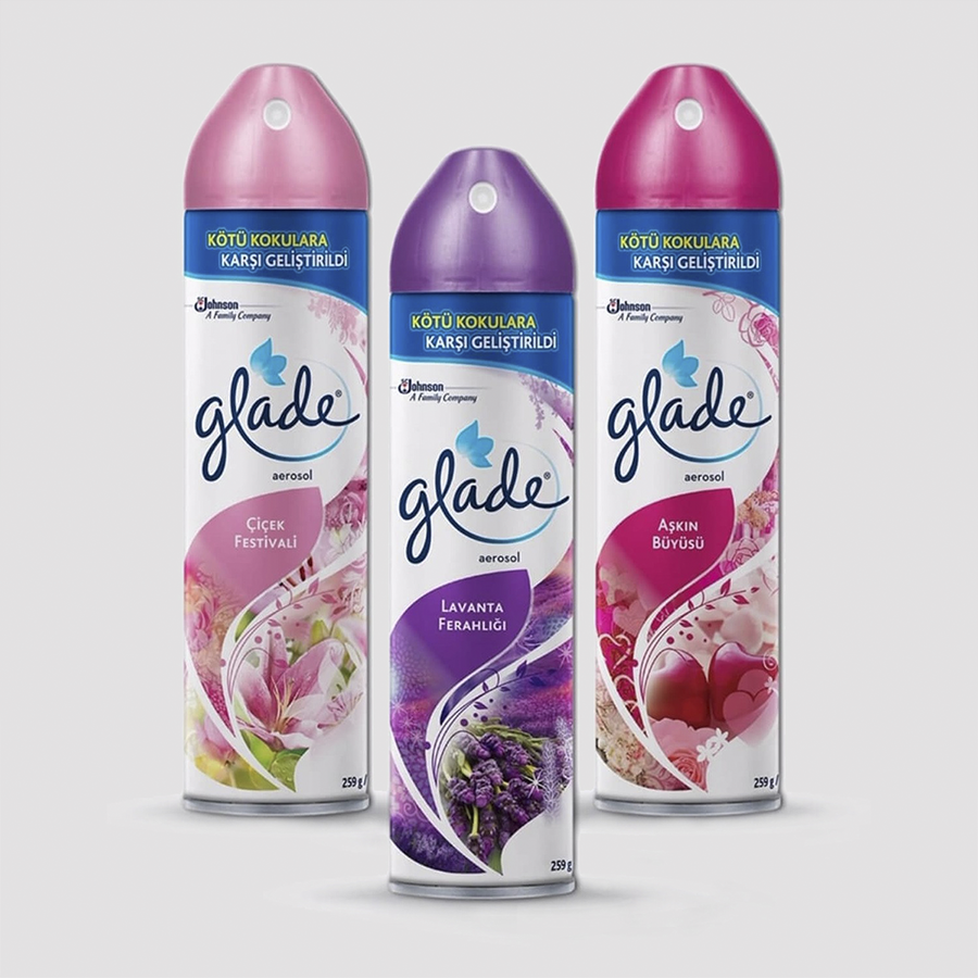 Glade kit 3 Aromas A&G Clean