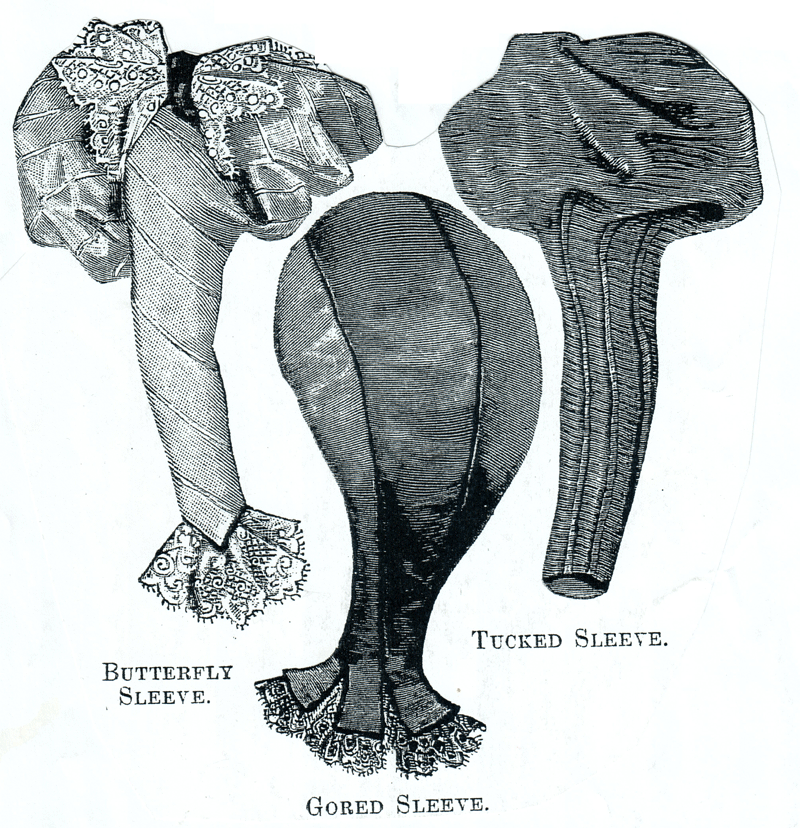 Sleeve inspirations 1890s Edwardian fashion, Stitching art, Sleeves