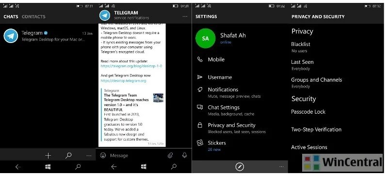 001 Telegram Messenger for Windows 10 CNET Download