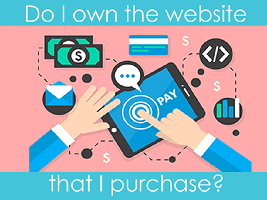 When do I really own the website I purchase? Agentpoint