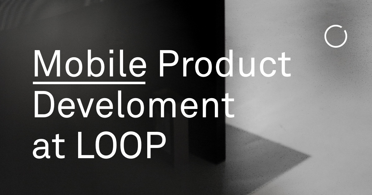 Mobile Product Development