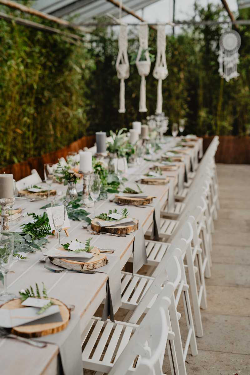 Heiraten im Gewächshaus Agentur Traumhochzeit Gewächshaus
