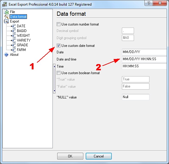 Writing data to an XLS file without Excel Print version
