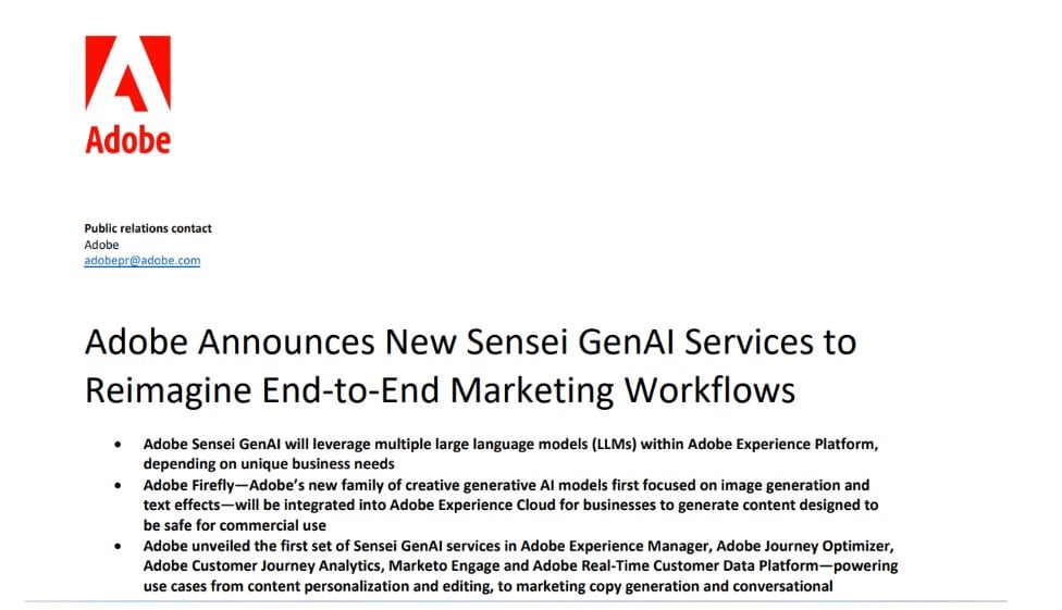 A definitive guide to writing a product launch press release, with