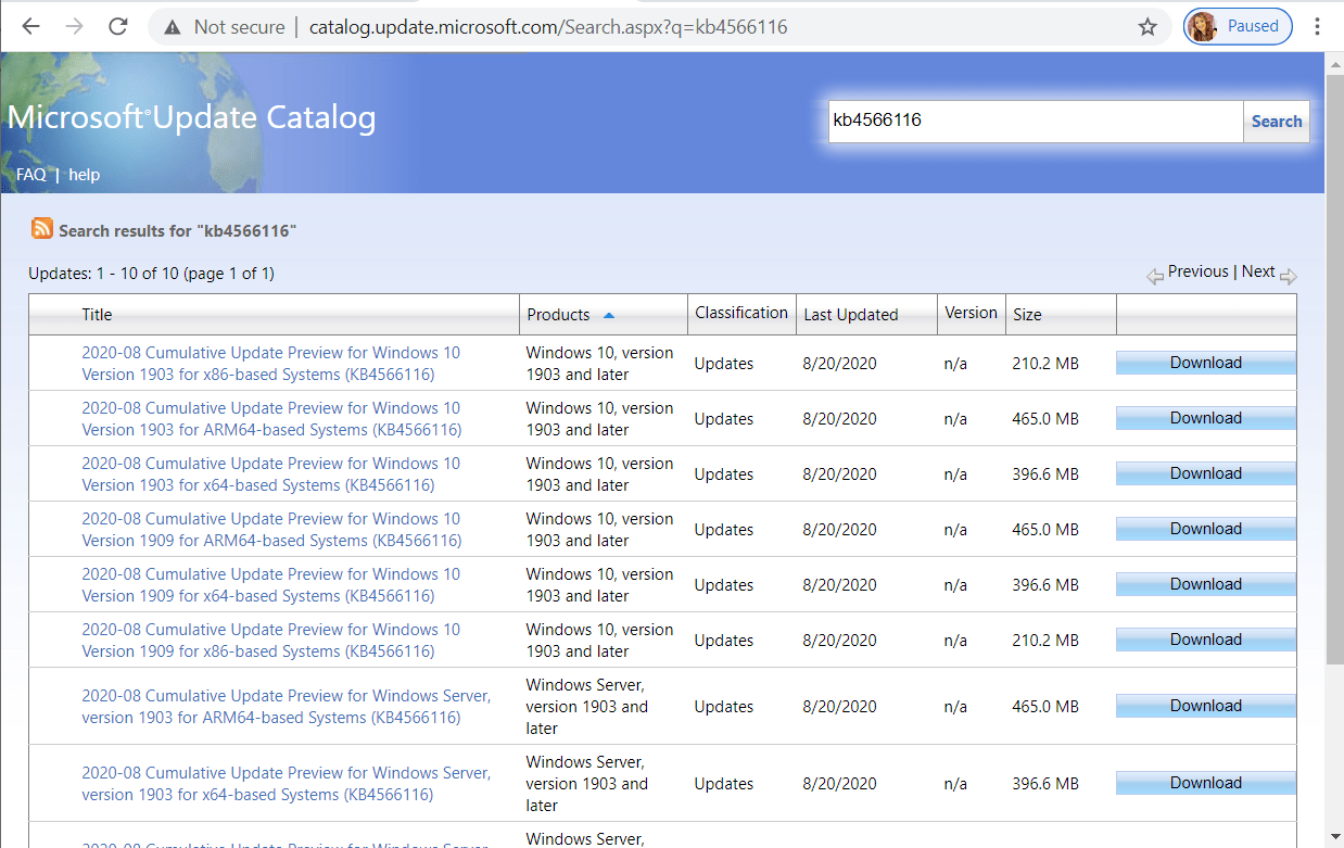 Direct download links for Windows 7 KB4534310 (final update)