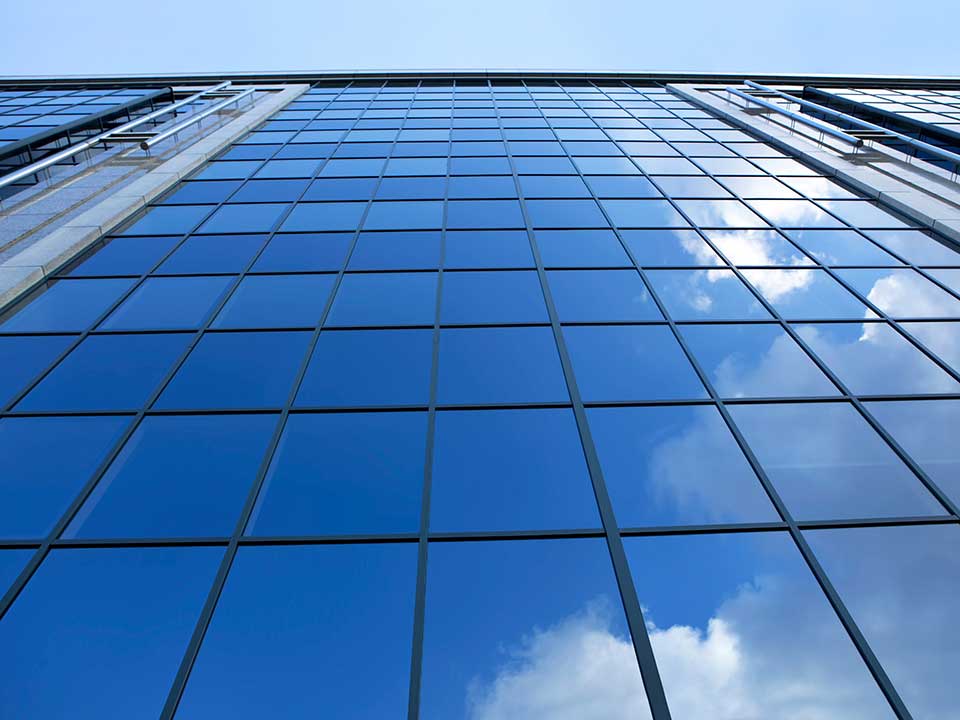 Commercial Building Glass Windows