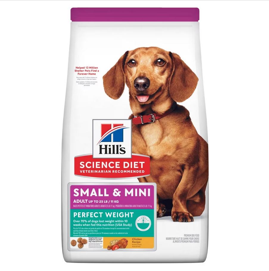 Hill's Science Diet Adult Dog Perfect Weight Small & Mini Agline