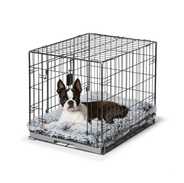 Snooza Dog 2 in 1 Convertible Graphite Training Crate Agline
