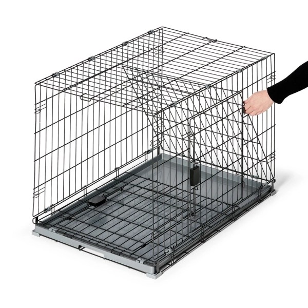 Snooza Dog 2 in 1 Convertible Graphite Training Crate Agline