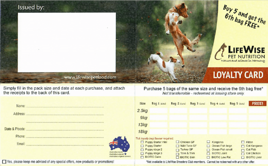 LifeWise Loyalty Program Agline