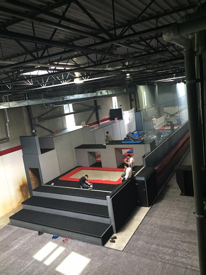 Axis Freestyle Academy trampolines