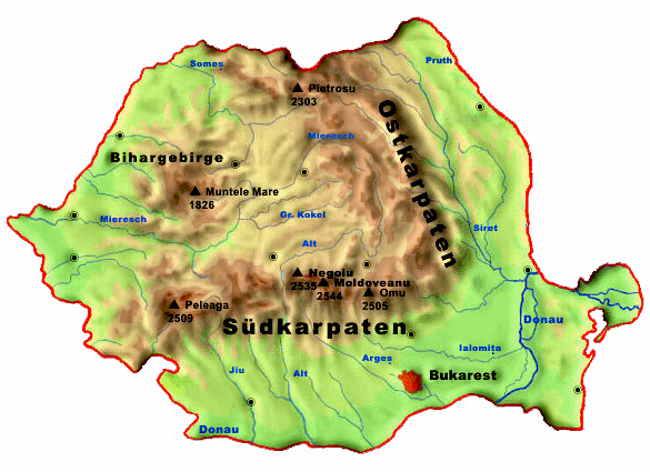 Siebenbürgen Geographie Homepage von Christian