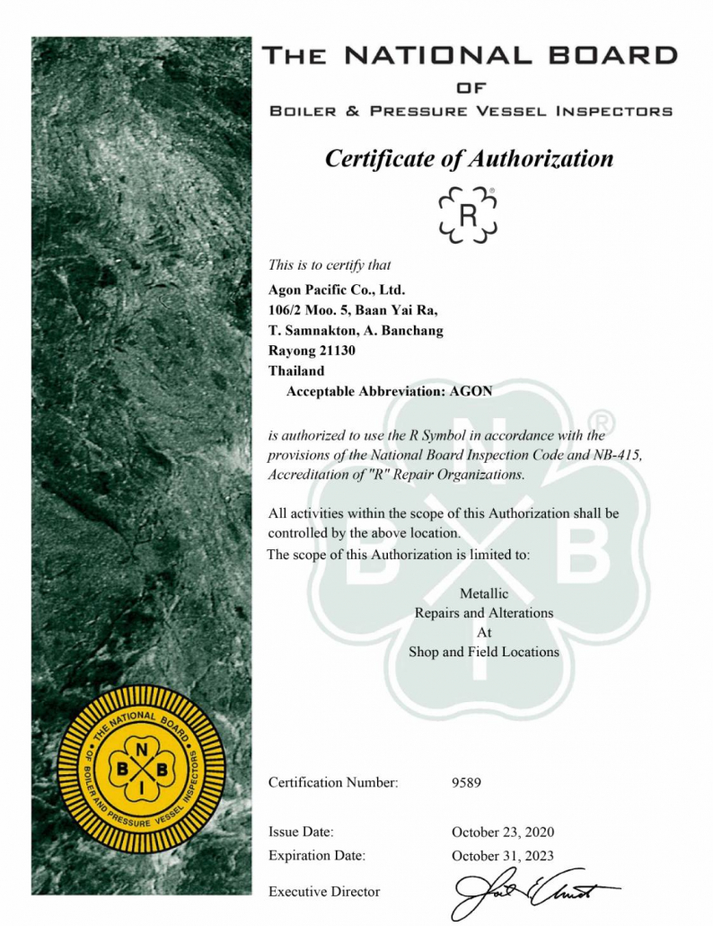 Agon Pacific has successfully completed recertification by