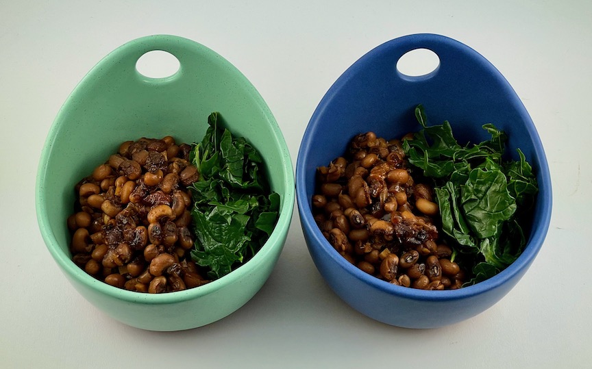 Baked Beans Made With Black Eyed Peas Because We Need All The Luck We