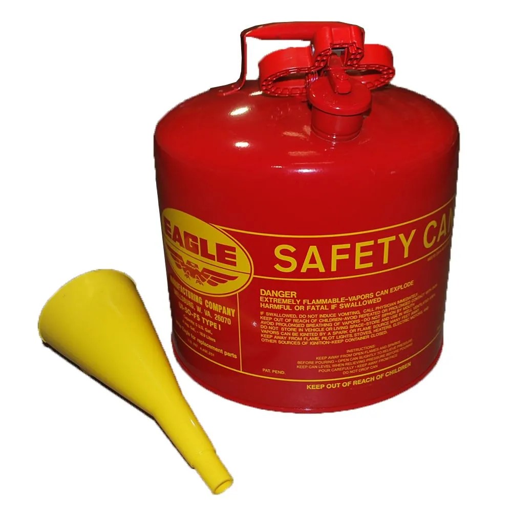 Gasoline Can Pouring