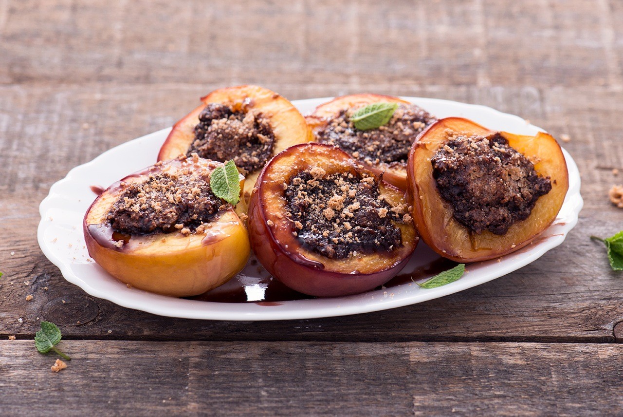 Pesche ripiene alla piemontese Agrodolce
