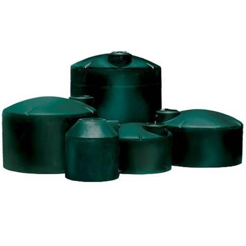 1550 GALLON PLASTIC VERTICAL WATER STORAGE TANK GREEN
