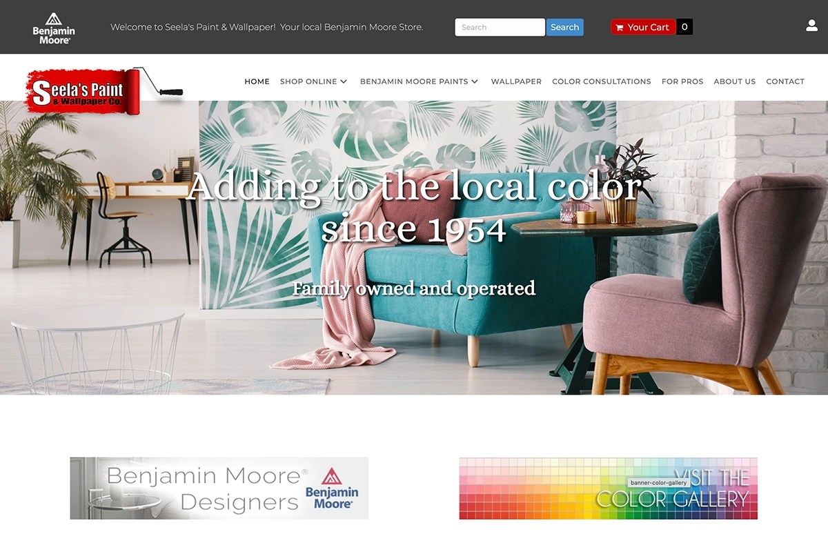 Seelas Paint & Wallpaper Aronson Hecht Agency NJ Advertising Agency