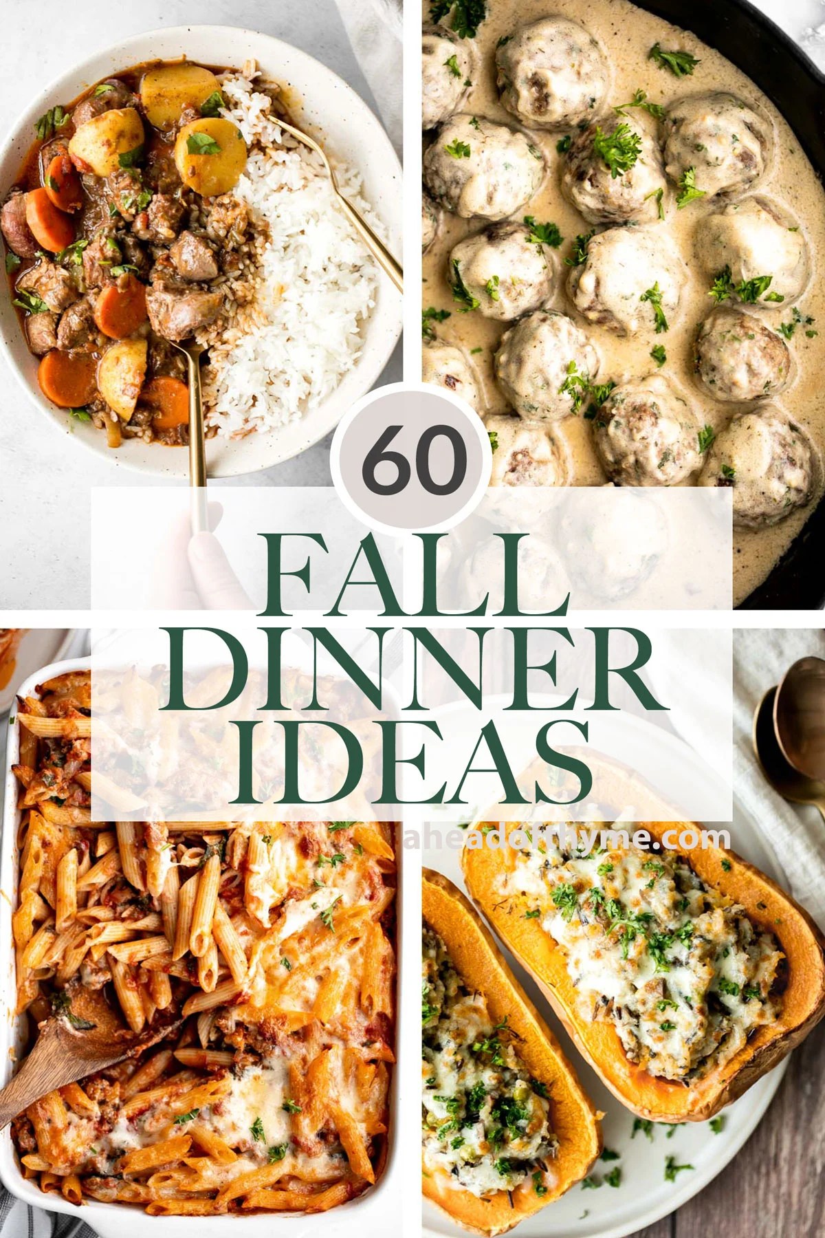 Fall Lunch Menu Ideas