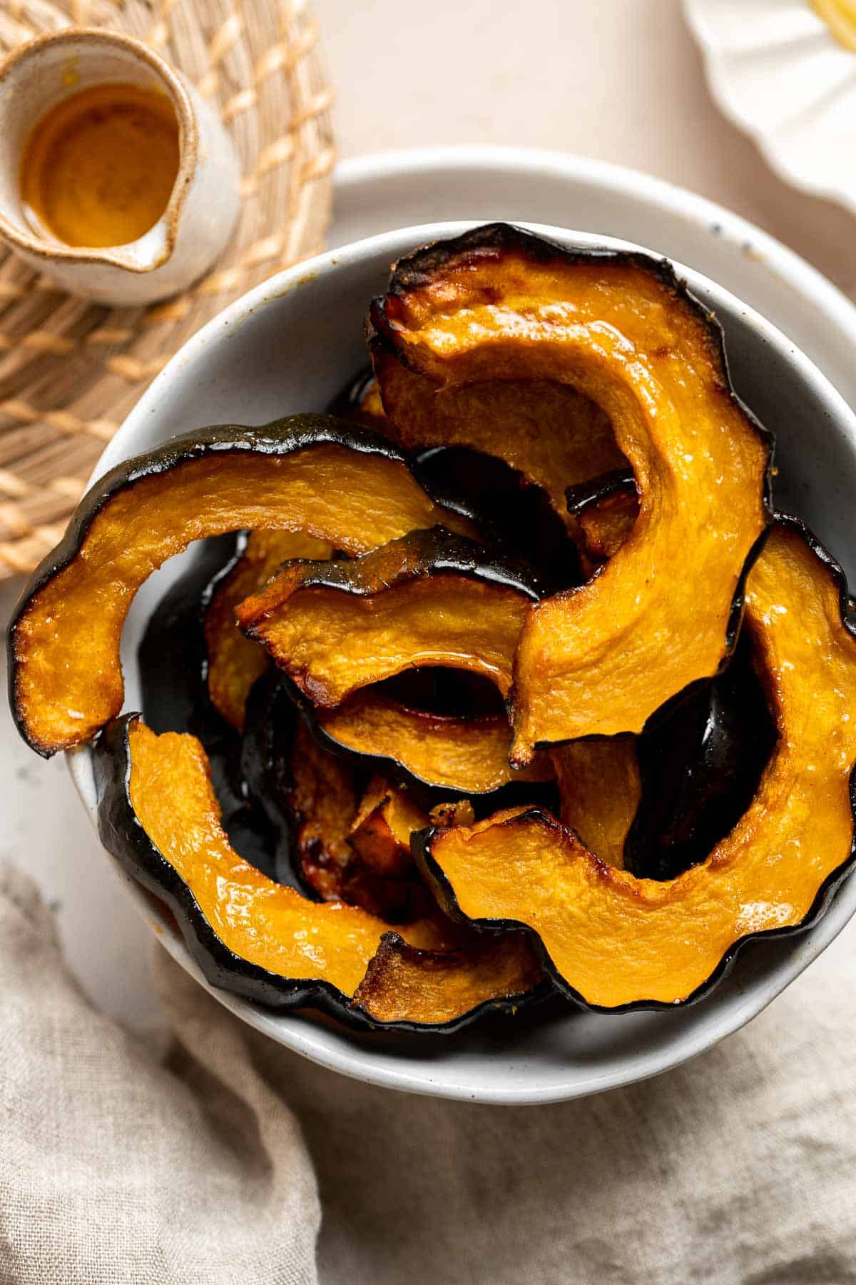 Acorn Squash Maple Syrup Cinnamon