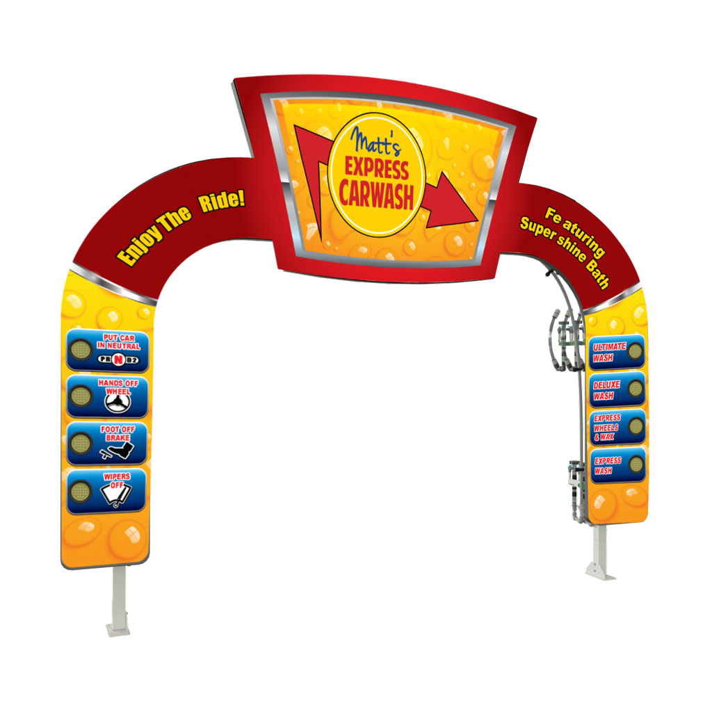 LIT Backlit Arch Turbo Light Package Ahearn Signs