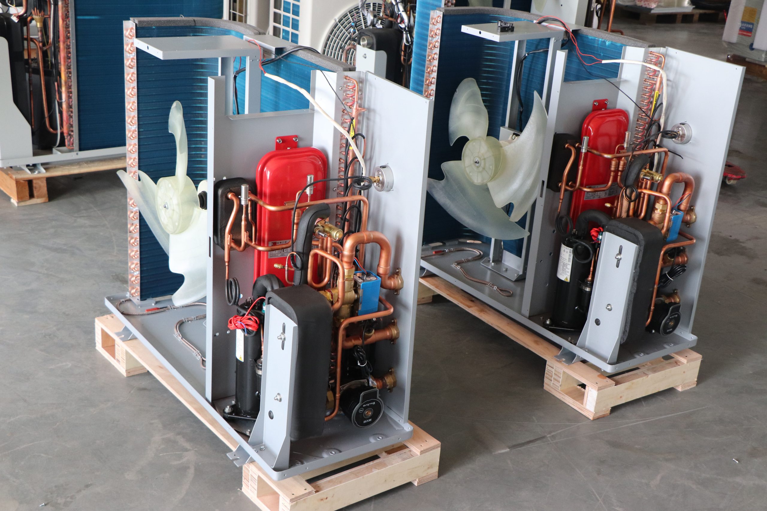 High efficiency moteur ventilateur pompe a chaleur warmepumpe r290 r32