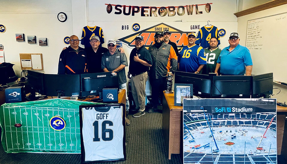 The Ahern Rentals La Mirada team had an extra reason to celebrate