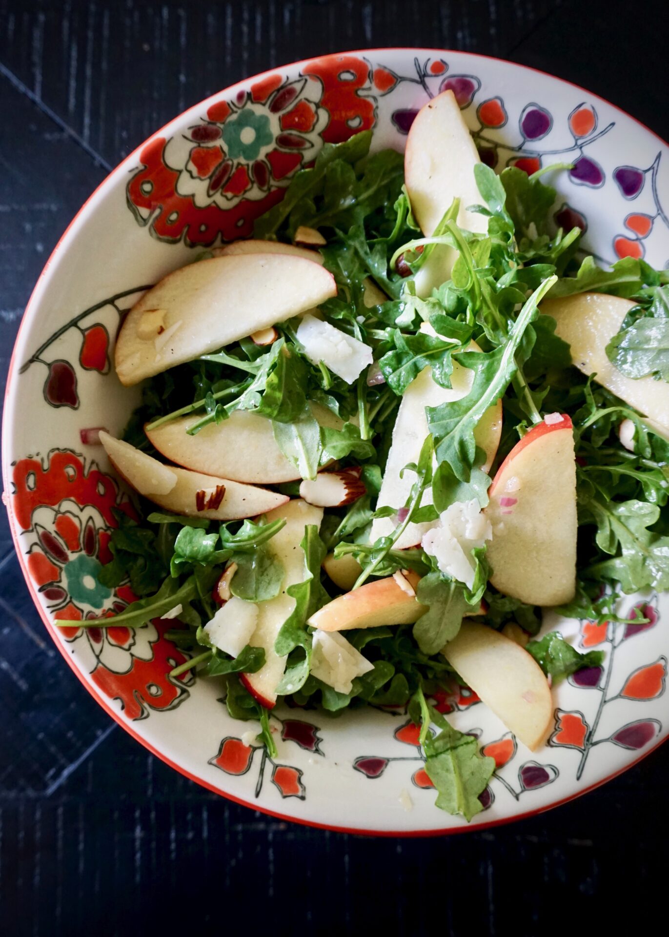 Arugula, Apple, and Manchego Salad A Hint of Honey