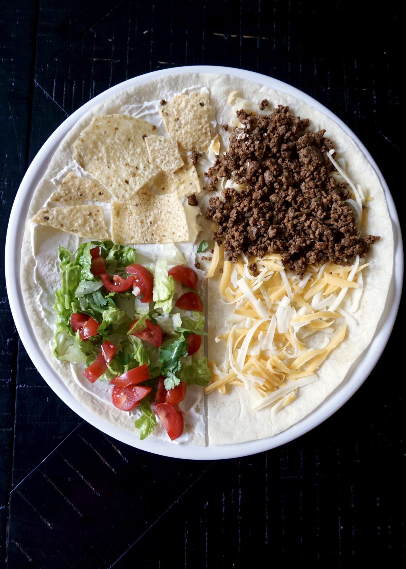 Crunchy Folded Taco Wrap A Hint of Honey