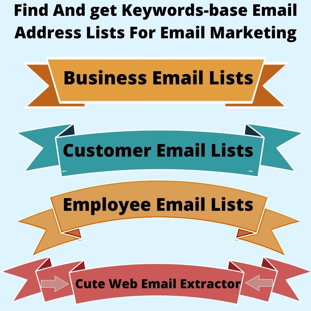 Collect Keywordsbase Email Address Lists With Cute  Email Scraper